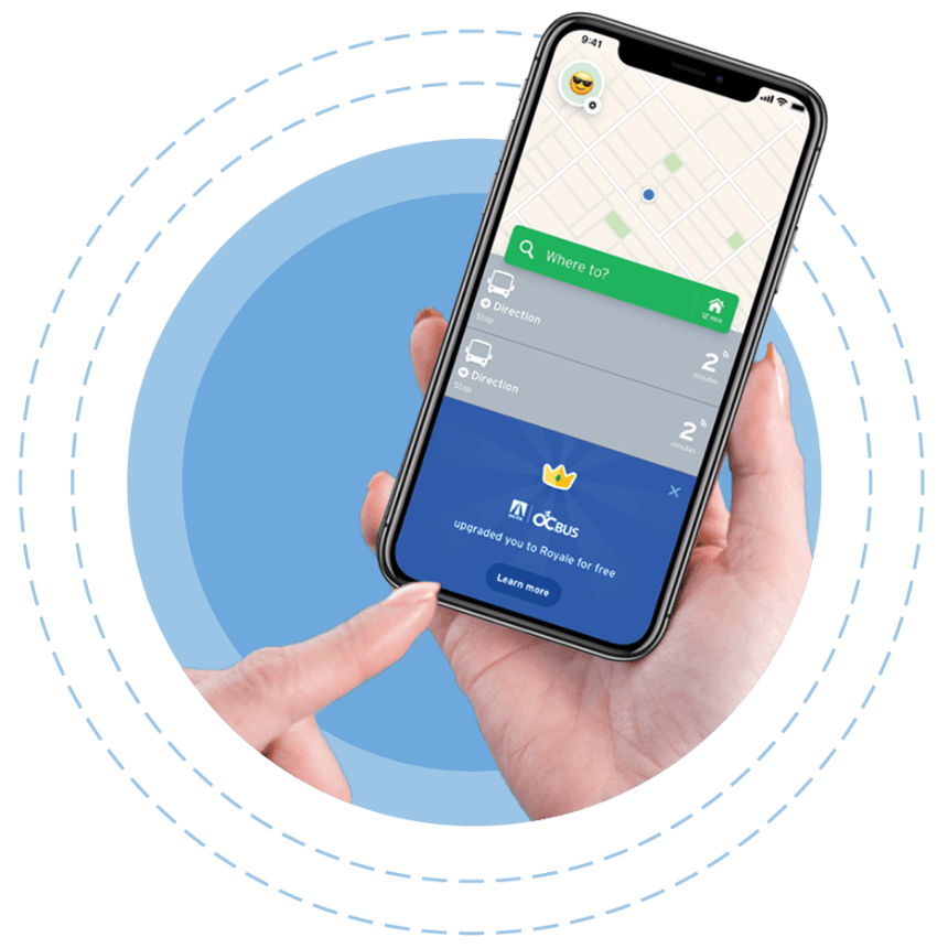 Transit mobile app